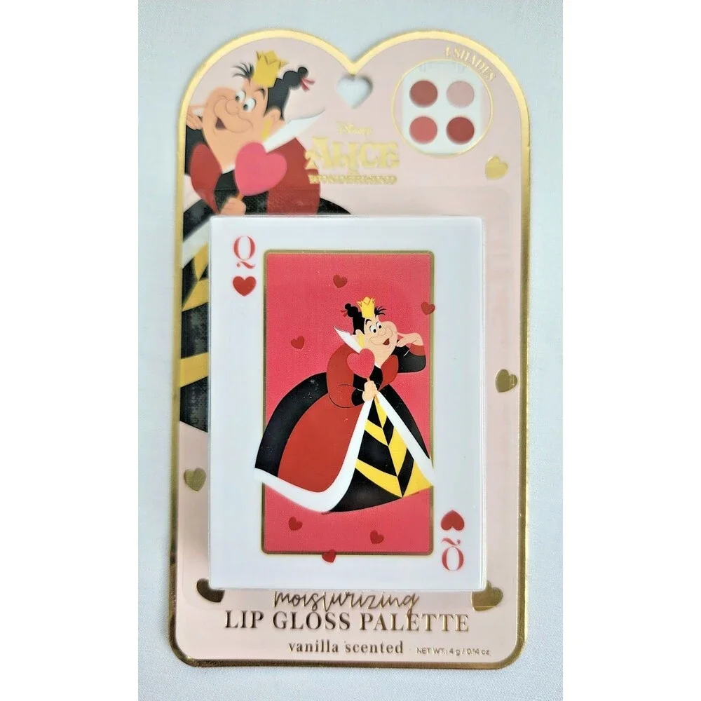 Disney‎ Alice in Wonderland Lip Gloss Palette & Lip Balm Set – Vanilla Scented
